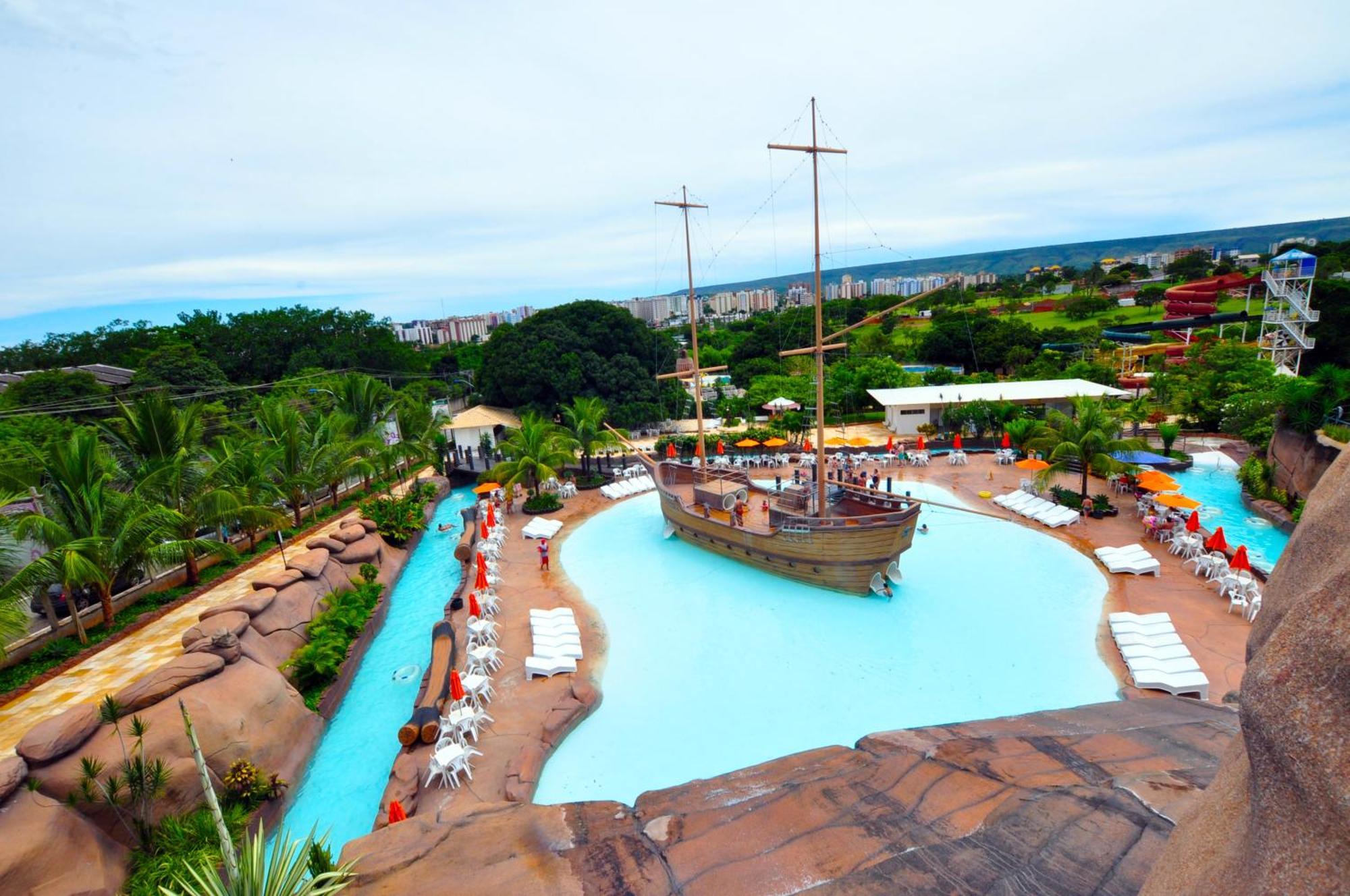 Spazzio Diroma Com Acesso Ao Acqua Park, Splash E Slide Caldas Novas Eksteriør bilde